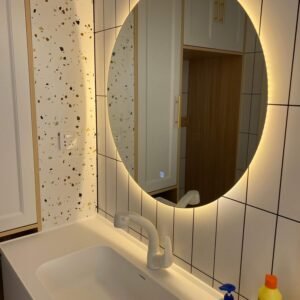 custom backlit mirror