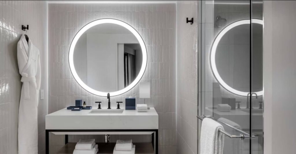 lighted mirror