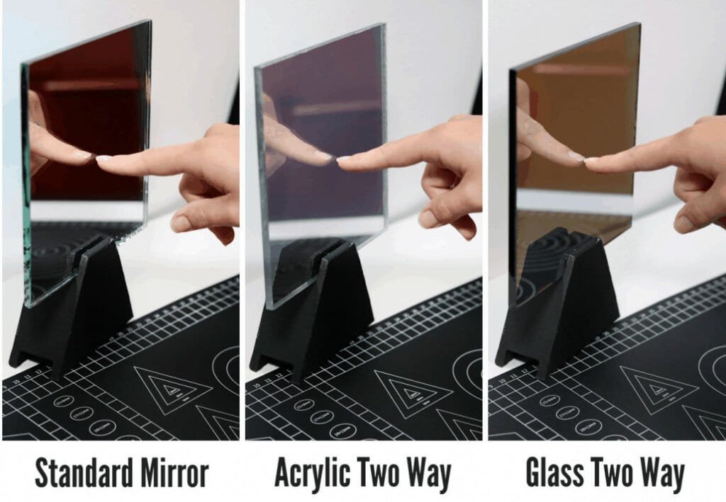 How do two way mirrors work