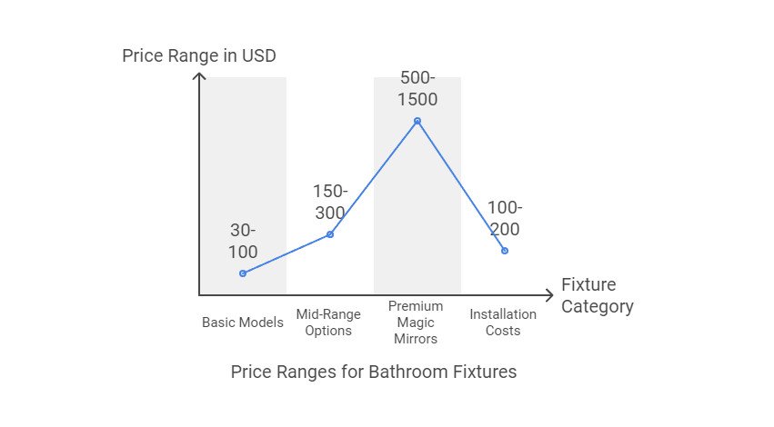 led mirror price