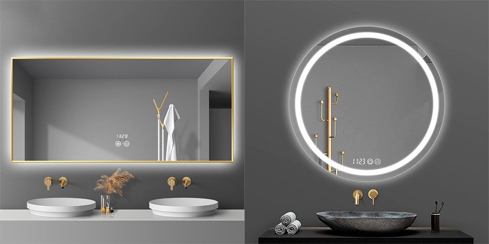 different shapes of mirror