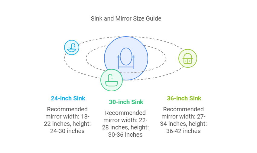 Tailles des miroirs de courtoisie