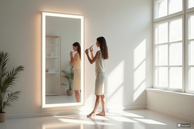 Full Body Mirror with Lights