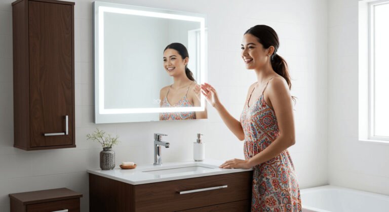 Anti Mist Bathroom Mirror