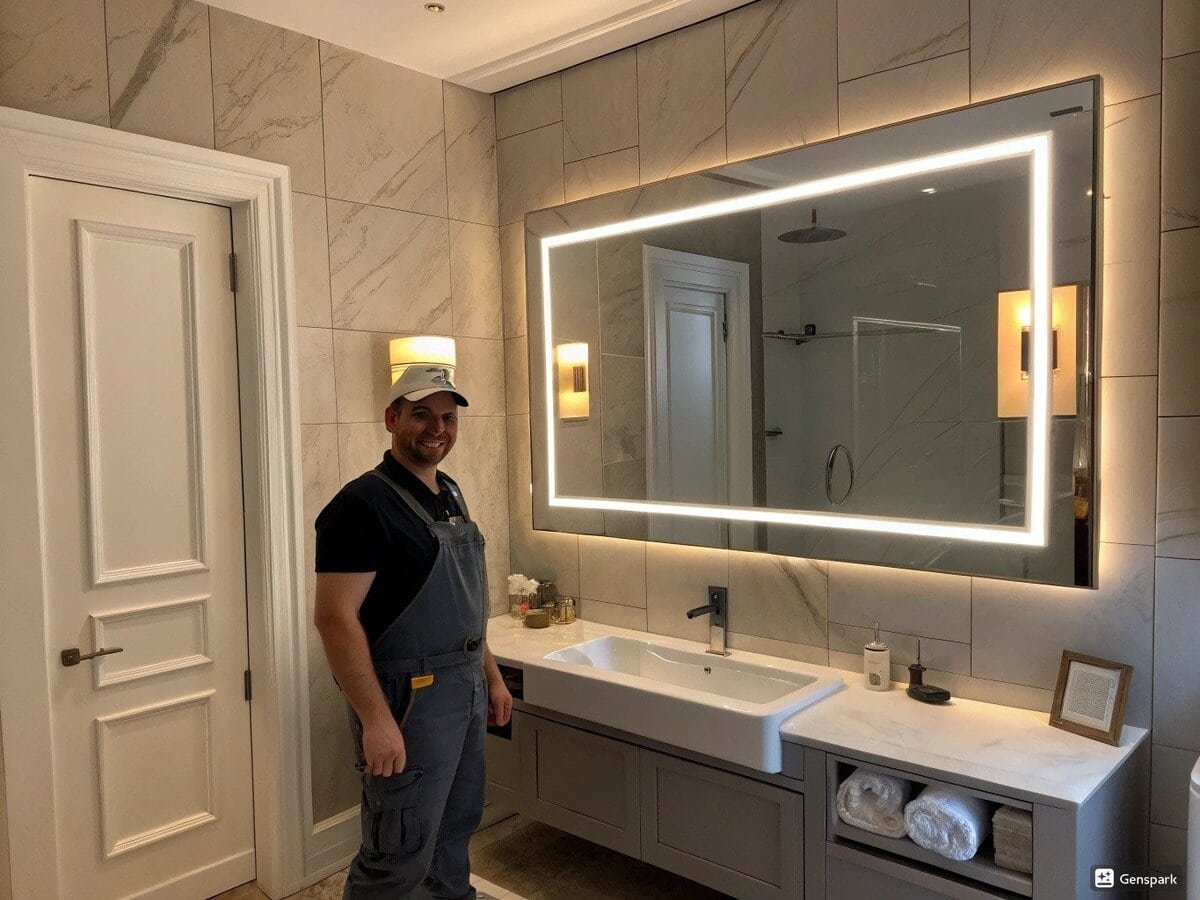 how to mount a mirror