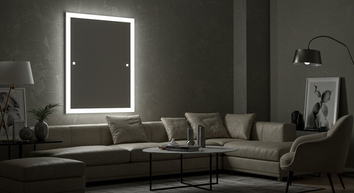 Wall Mounted Lighted Makeup Mirror