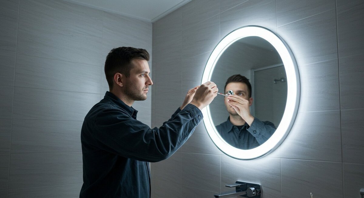 Light Up Makeup Mirror With Magnification