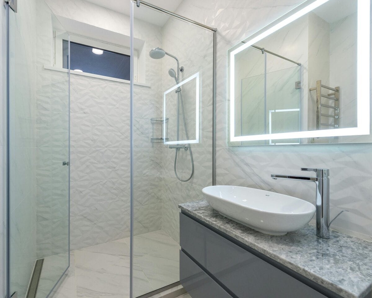 do led bathroom mirrors need electricity