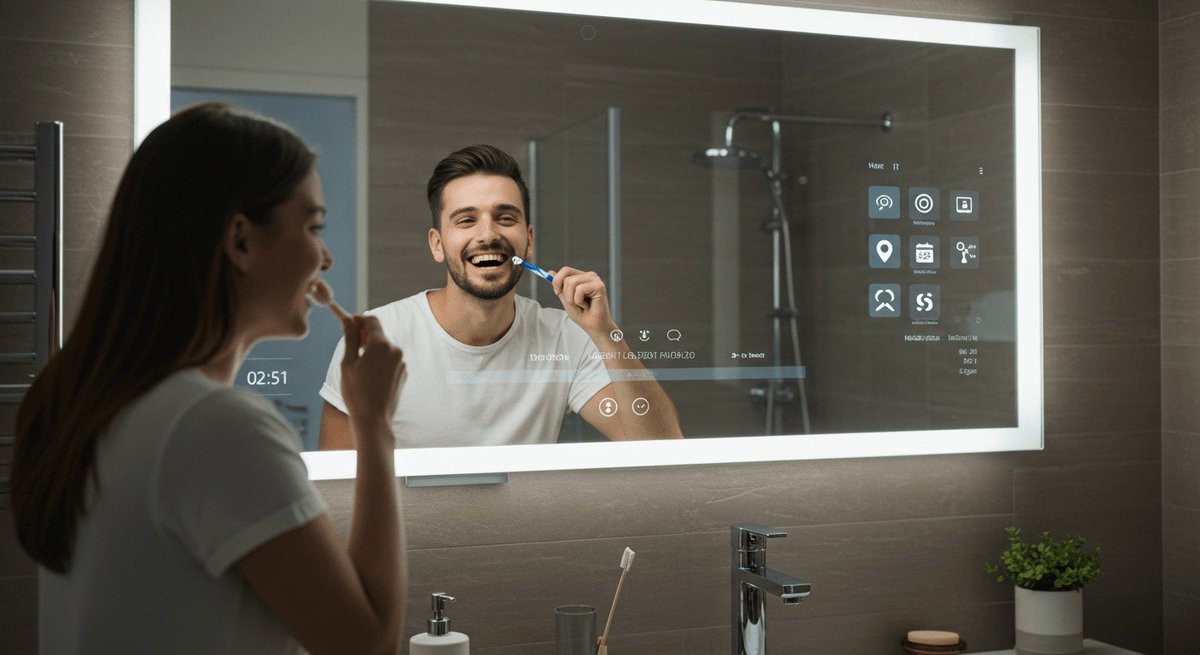 how big should bathroom mirror be