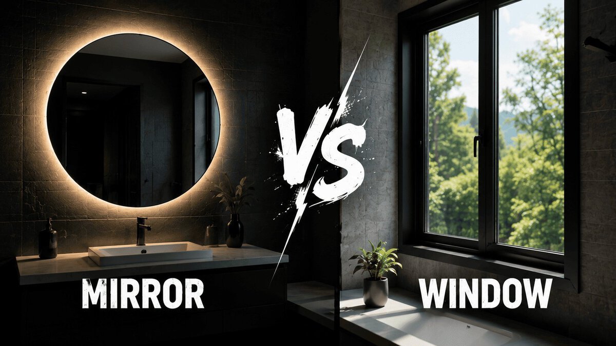 mirror vs window